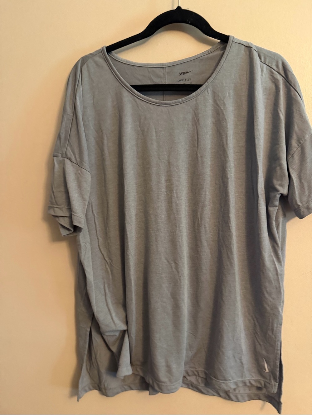 Nike Light Gray Short Sleeve Crew Tee